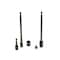 Malco 2 in. and 6 in. Reversible SawTooth Hex Driver 1/4 in.- 5/16 in. and 3/8 in. -7/16 in., 4 Piece Set SAWTCOMBO2 - alternate 1